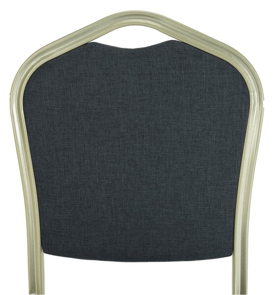 KONDELA Scaun, gri/champagne, ZINA 2 NEW