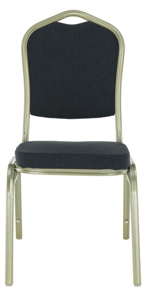 KONDELA Scaun, gri/champagne, ZINA 2 NEW