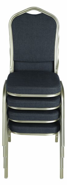 KONDELA Scaun, gri/champagne, ZINA 2 NEW