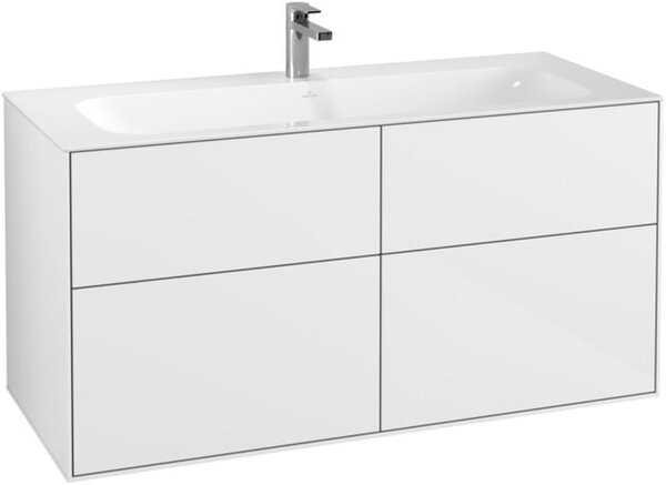 Villeroy & Boch Finion dulap 119.6x49.8x59.1 cm sub chiuveta pe perete alb F05000GF