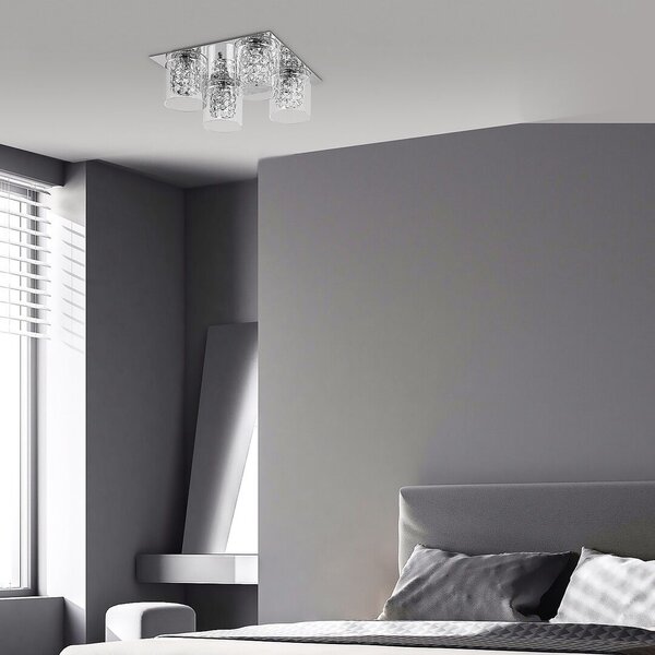 Rabalux Duchess lampă de tavan 4x40 W crom-transparent 3115