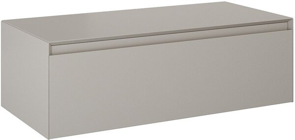 Elita Split Slim dulap cu blat 100x45.8x31.9 cm laterala pe perete bej RE081004057020