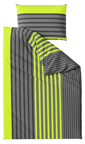 Lenjerie de pat din bumbac Culoare Verde, LINCOLN