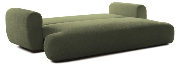 Canapea Extensibilă 3 locuri NOA, cu ladă depozitare, 244x108x80 cm, Verde-Anthology