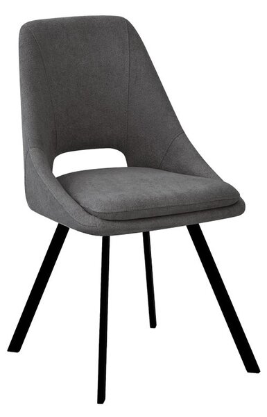 Scaun Bucatarie/Dining Nigmos Tapiterie Boucle Gri Antracit