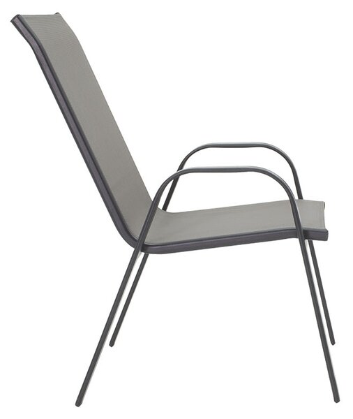 Scaun de gradina Calan, textilena si metal, 54x74x91 cm