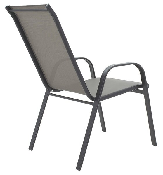 Scaun de gradina Calan, textilena si metal, 54x74x91 cm