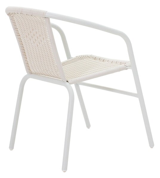Scaun exterior Obbi, metal si PE, 56x54x73 cm