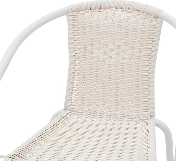 Scaun exterior Obbi, metal si PE, 56x54x73 cm
