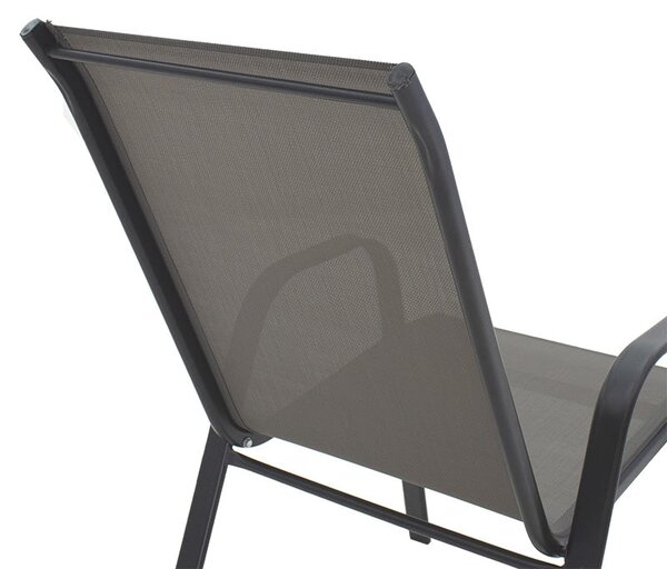 Scaun de gradina Calan, textilena si metal, 54x74x91 cm