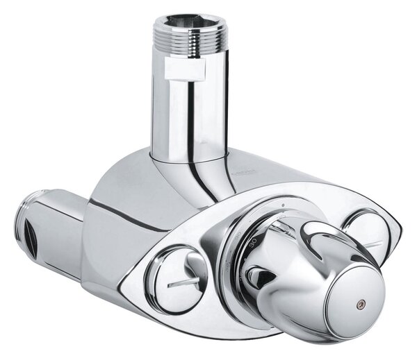 Grohe Grohtherm baterie de duș perete cu termostat StarLight Chrome 35085000