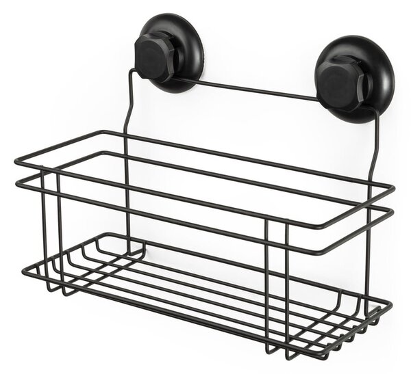 Etajeră / Suport autoadeziv Compactor Bestlock Black, 30 x 20,5 cm