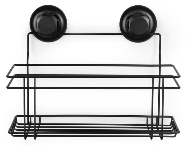 Etajeră / Suport autoadeziv Compactor Bestlock Black, 30 x 20,5 cm