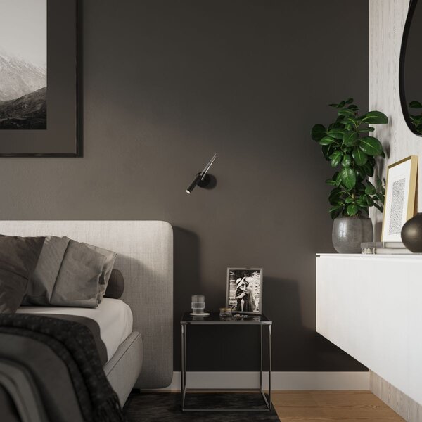Sollux Lighting Axil lampă de perete 1x40 W negru SL.0910