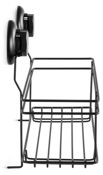 Etajeră / Suport autoadeziv Compactor Bestlock Black, 30 x 20,5 cm