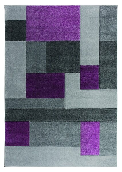Covor Flair Rugs Cosmos Purple, 120x170 cm, gri-mov
