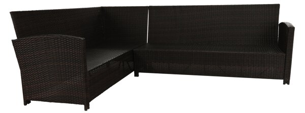 KONDELA Set grădină, maro/crem, STARK NEW