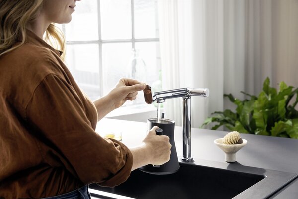 Hansgrohe Aqittura M91 baterie de bucatarie cu filtru pe picior crom 76802000