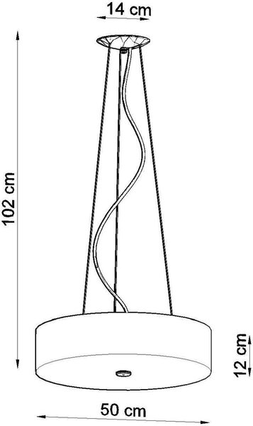 Sollux Lighting Skala lampă suspendată 5x60 W negru SL.0758