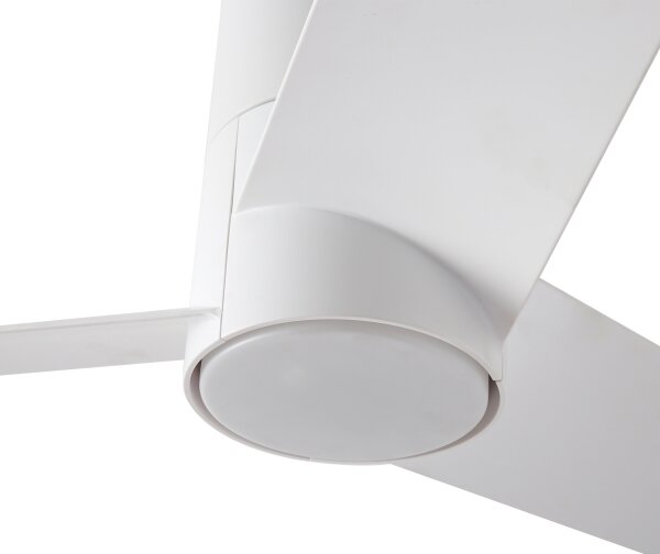 ZEVENTI - Ventilator de tavan LED BARROSA LED/18W/230V Wi-Fi Tuya alb + telecomandă