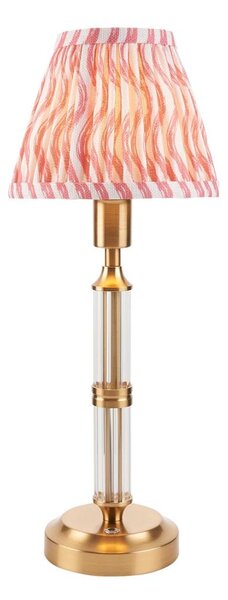 Lampă LED reîncărcabilă dimabilă de masă Endon 114842 MORTON LED/1,5W/5V alamă/roz