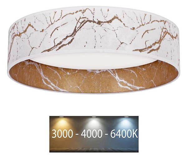 Plafonieră LED VELVET LED/12W/230V d. 30 cm 3000K/4000K/6400K Brilagi