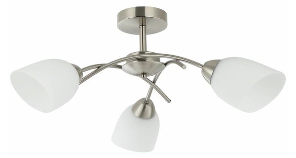 Lustră aplicată DONNA 3xE27/60W/230V nichel