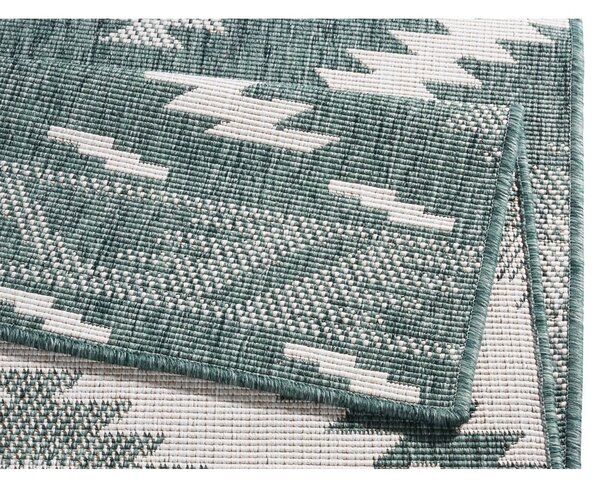 Covor adecvat pentru exterior NORTHRUGS Twin, 150 x 80 cm, verde-crem