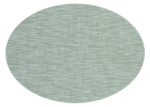 Suport pentru farfurie Tiseco Home Studio Oval, 46 x 33 cm, verde