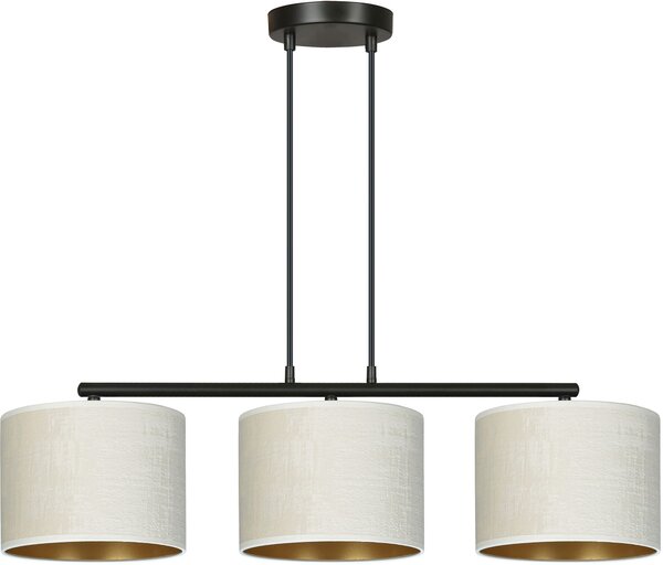 Emibig Hilde lampă suspendată 3x15 W alb-negru-auriu 1052/3