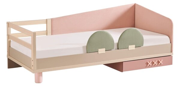 Pat 90x200 cm pentru copii , Design modern, colectia Nordic