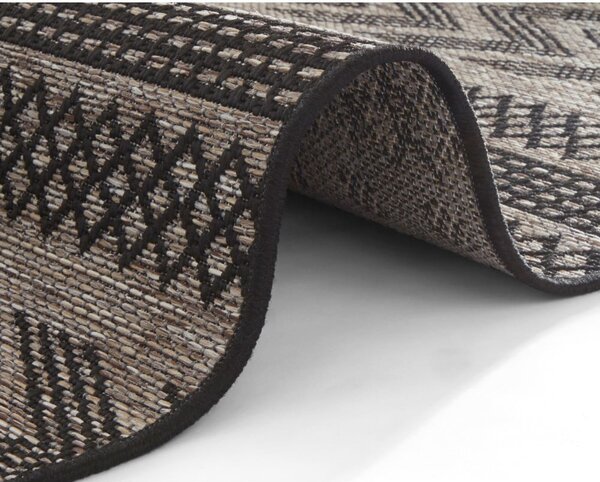 Covor de exterior NORTHRUGS Sidon, 200 x 290 cm, bej - negru