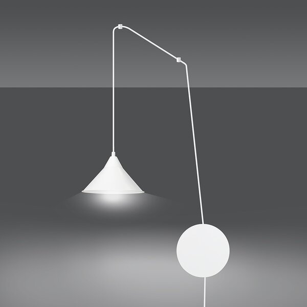 Emibig Abramo lampă suspendată 1x15 W alb 159/1