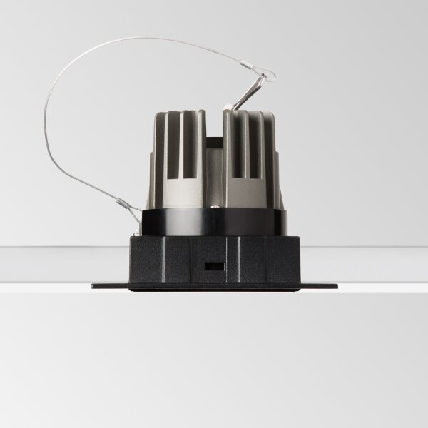 Ideal Lux - Corp de iluminat LED încastrat GAME TRIM, 11W/230V, 8,4x8,4 cm, IP40, negru