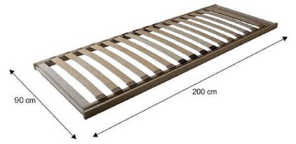 KONDELA Suport pentru saltea pliabil, 90x200, BASIC FLEX FRONT