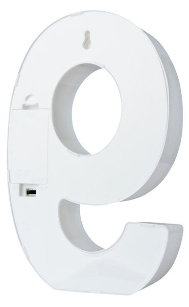 Cifre volumetrice luminoase LED cu baterii