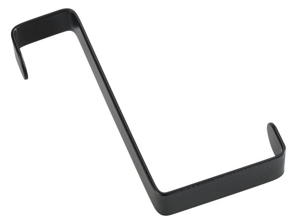 Set 4 cârlige pentru uşă Wenko, negru mat