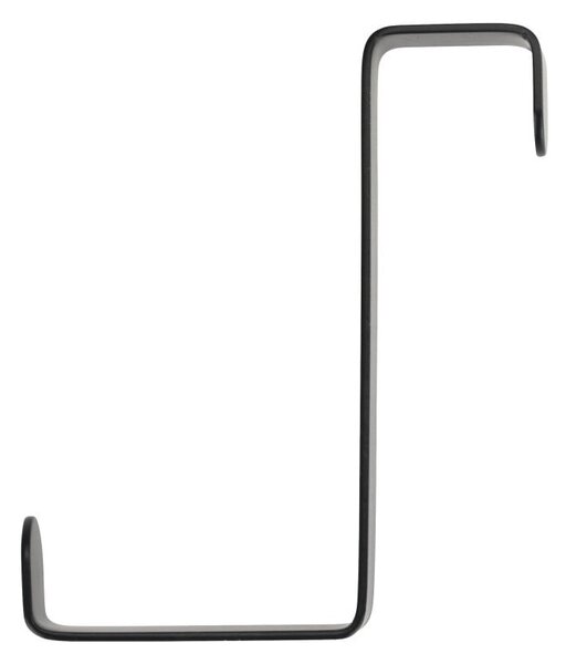 Set 4 cârlige pentru uşă Wenko, negru mat