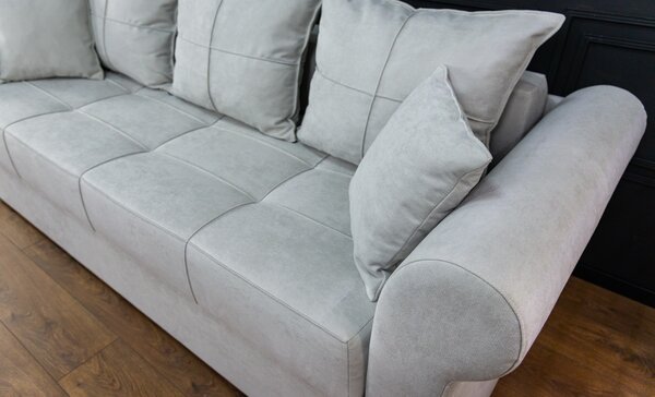 Canapea Extensibilă Elsa Bonell Mini, Gri deschis