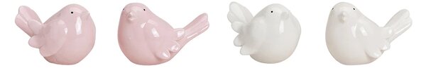 Pasare ceramica BIRDAMIC 9 cm - mai multe variante Culoare: Alb