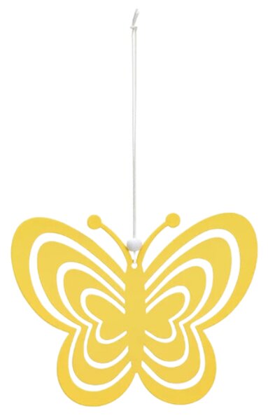 Fluture metalic de agatat PASTEL BUTTERFLY - mai multe culori Culoare: Roz