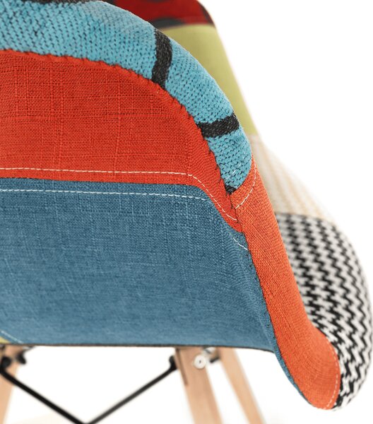 KONDELA Scaun, patchwork/fag, TOBO 4 NEW