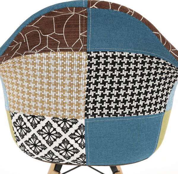 KONDELA Scaun, patchwork/fag, TOBO 4 NEW