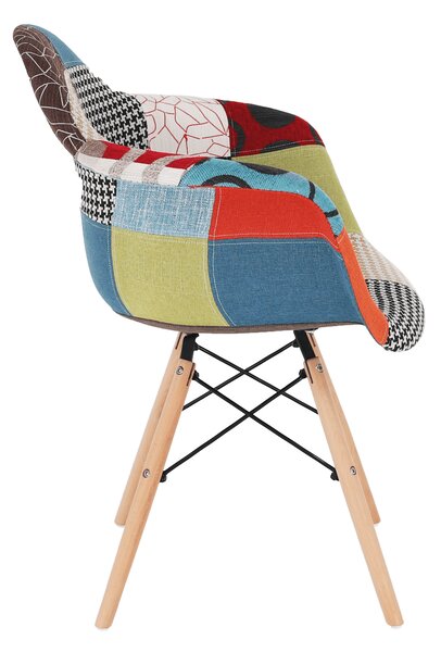 KONDELA Scaun, patchwork/fag, TOBO 4 NEW