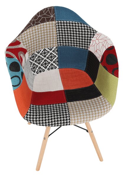 KONDELA Scaun, patchwork/fag, TOBO 4 NEW