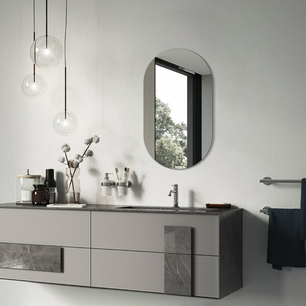 Oglindomat.ro Oglinda ovală fara rama Oglinda ovală fara rama 40x70 cm lno-40x70-00000000
