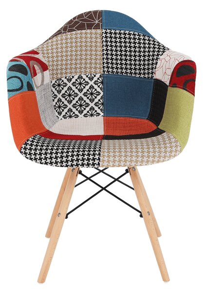 KONDELA Scaun, patchwork/fag, TOBO 4 NEW