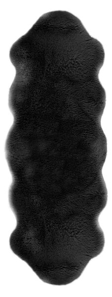 Blană de oaie artificială Tiseco Home Studio Lambskin, 60 x 180 cm, negru