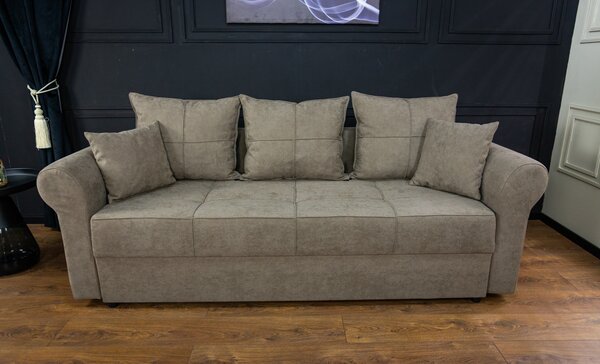 Canapea Extensibilă Elsa Bonell Mini, Maro deschis