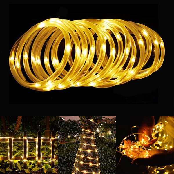 Ghirlanda Luminoasa Solara Furtun Luminos 10 m. cu 100 LEDuri